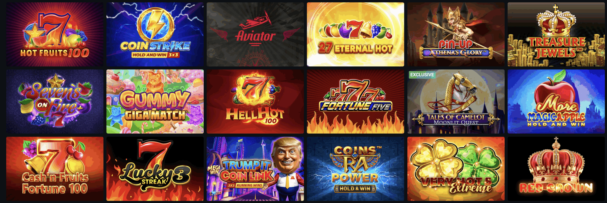 PinUp casino Nigeria Games